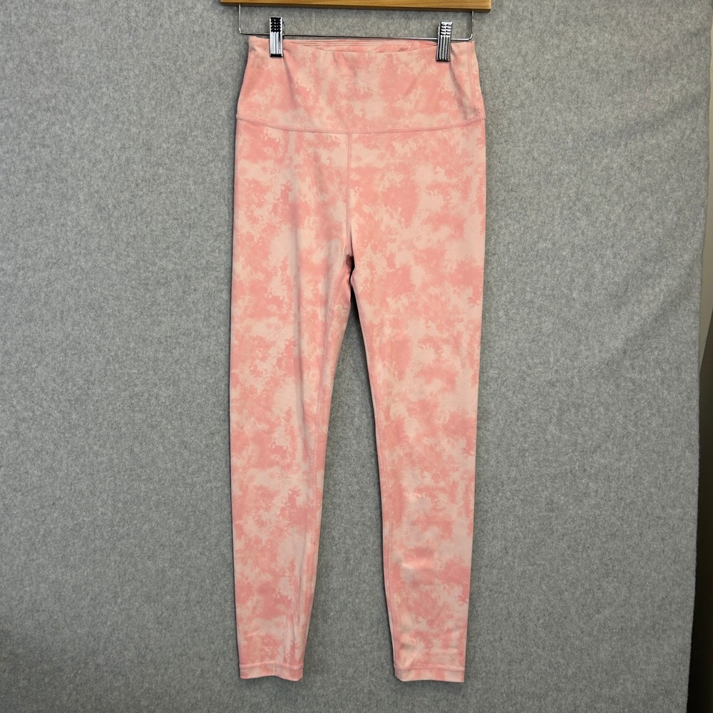 Allfenix Size Small Leggings Pink Tie Dye High Waist Activewear Yoga Sporty Gym